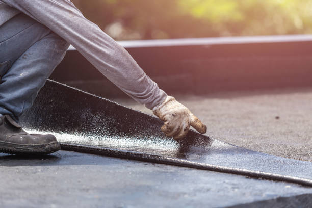 Professional Basement Waterproofing technician working in Weyauwega, WI